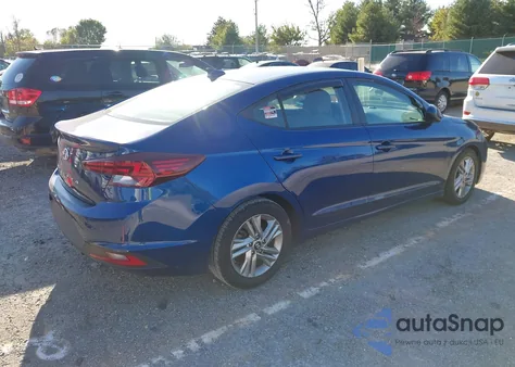 2019 Hyundai Elantra Value Edition z USA, uszkodzony, nr VIN 5NPD84LF5KH450380